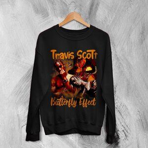 Travis Scott Butterfly Effect Bootleg Rap Tour Concert Streetwear Music 166
